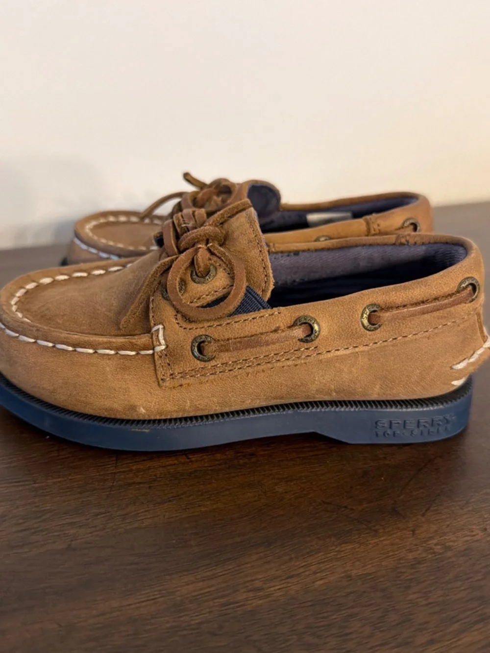 Sperry x Vineyard Vines Toddler Boys Size 8M A/O boat shoes EUC
